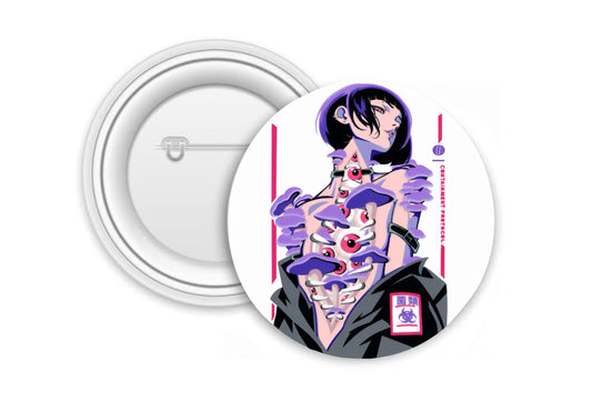 “Mycelium FG-09”  2.25in Pinback Button