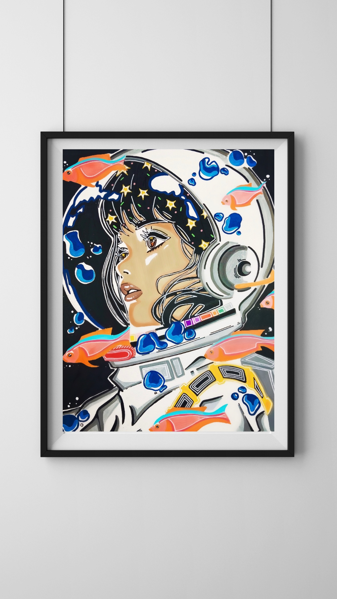 "Fish In Space" Art Print